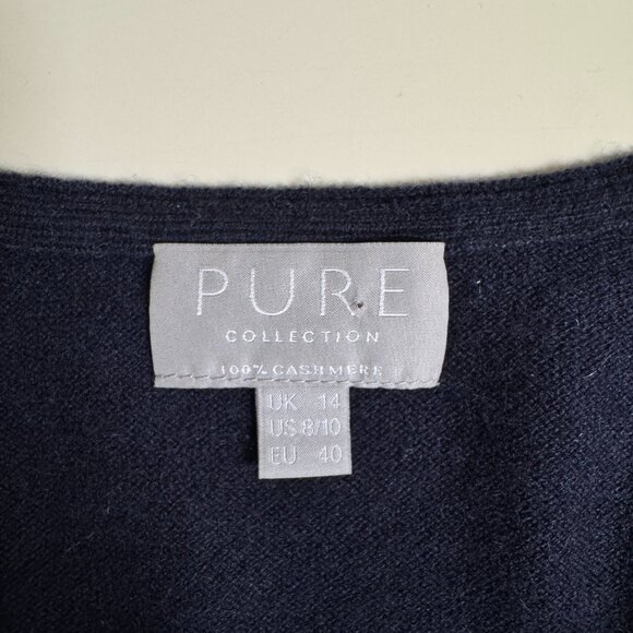 PURE COLLECTION CASHMERE V- NECK SWEATER - Picture 5 of 8